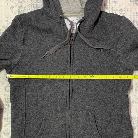 Champion Charcoal Full-Zip Hoodie - Picture 7 of 7
